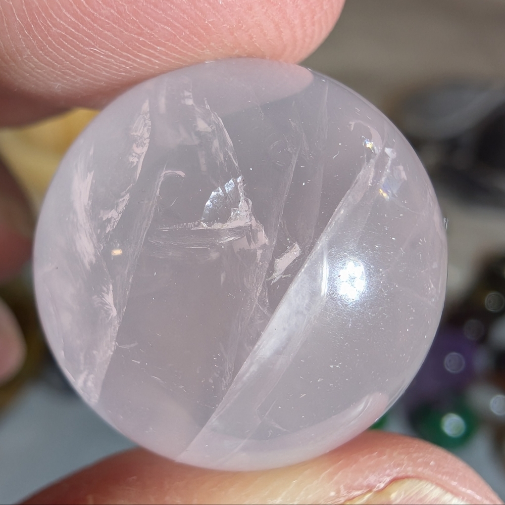Star Rose Quartz Mini Sphere